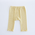 【預購】PUPO| 日本製・夏天穿得住8分長褲_木耳邊款(3色) 80-100cm *new!!_5
