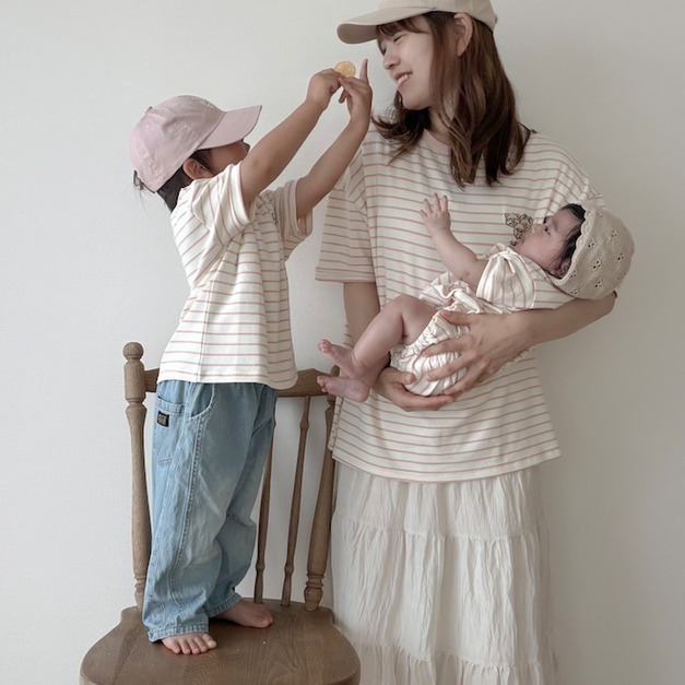【預購】ammu | 夏日kuma刺繡短袖上衣(5色) *mom