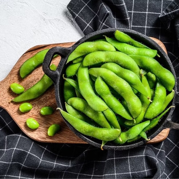 薄鹽毛豆莢