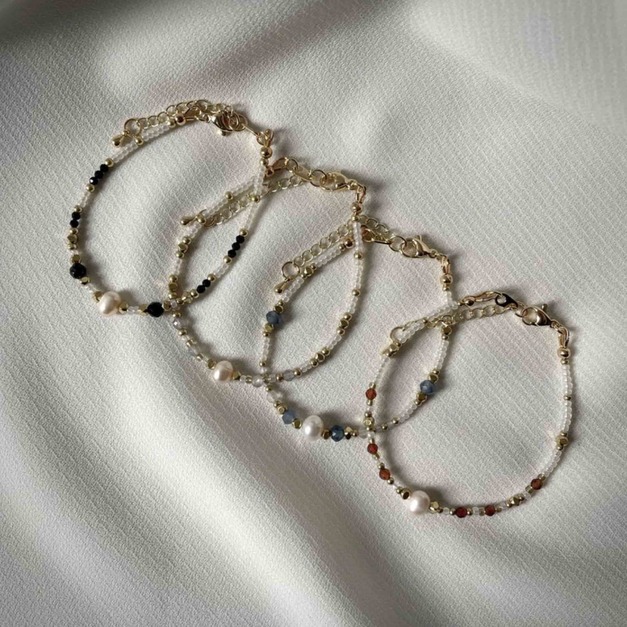 珍珠礦石｜手鍊