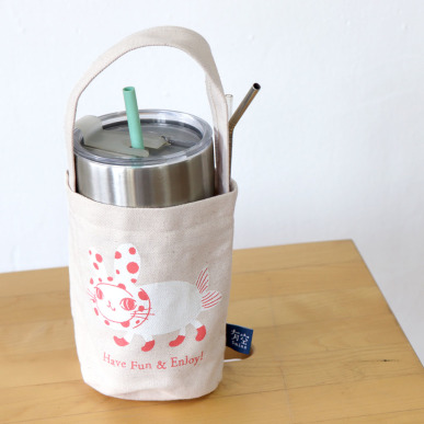 喝拎袋－兔圈圈 飲料提袋