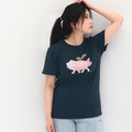 抓蝴蝶－中性純棉tshirt fishcat_1