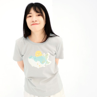 彈珠汽水香草君－金魚喵純棉短袖tshirt