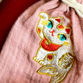 Lucky Cats 藏寶袋 / 小物袋 / 祈福袋 - 杏花粉_1