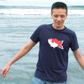 金魚喵－中性純棉T-Shirt 台灣IP_2