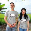 美味好朋友2 暹羅魚喵Luna－中性純棉T-Shirt