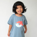 Kids Tisha金魚喵 / 兒童純棉T-Shirt－女生穿