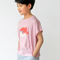 Kids Tisha金魚喵 / 兒童純棉T-Shirt 落肩款－男生穿
