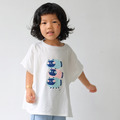 Kids Luna暹羅魚喵 / 兒童純棉T-Shirt 落肩款－女生穿_2