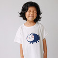 Kids Elio魚喵散步 / 兒童純棉T-Shirt－女生穿