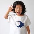 Kids Elio魚喵散步 / 兒童純棉T-Shirt－女生穿_2