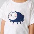 Kids Elio魚喵散步 / 兒童純棉T-Shirt－女生穿_1