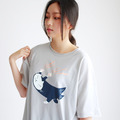 抓抓貓- 中性純棉Tshirt Free size／男女同款同衣版_4