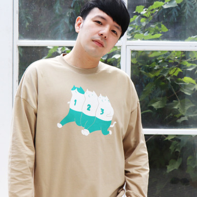 Sport's Day－中性純棉長袖上衣／男女同款同衣版