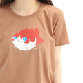 baby fishcat ／金魚喵Tisha－中性純棉短袖tshirt－可可_4