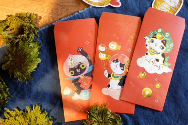 福星幫 - 紅包袋 6入 貓