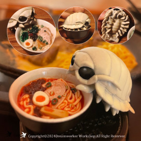 【模型公仔】大王足具蟲拉麵 | 超Q玩具 | 獨家發行 | 歡迎批發洽詢