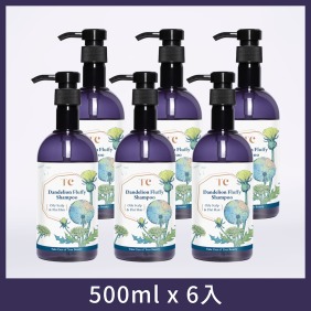 【宅配免運】蒲公英蓬鬆洗髮精 500ml 6入/1195元