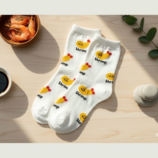 S43 滿版笑臉炸蝦