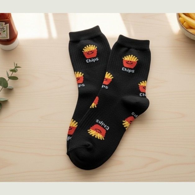 S44 滿版笑臉薯條