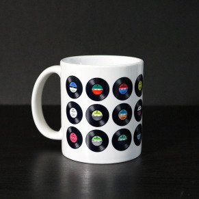 [HeadphoneDog] 黑膠唱片普普風 馬克杯/咖啡杯