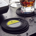 [HeadphoneDog] 黑膠唱片耐熱杯墊/杯蓋(一組兩入)_2