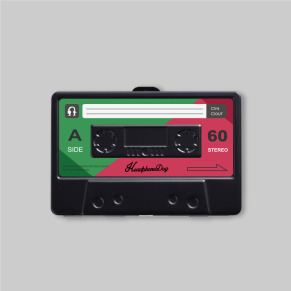 [HeadphoneDog] 金屬烤漆錄音帶 名片盒/菸盒/鈔票夾/錢夾-聖誕新年限定版