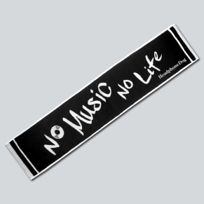 [HeadphoneDog] NO MUSIC NO LIFE運動毛巾-台灣製