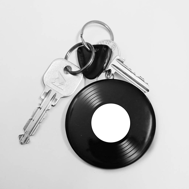 [HeadphoneDog] 客制圖案LOGO-金屬唱片開罐器鑰匙圈