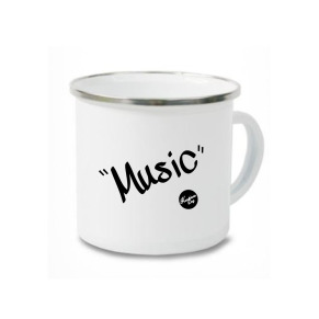 Outdoor 琺瑯杯 搪瓷杯 野餐露營 大地色系唱片Music杯