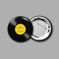 [HeadphoneDog] 客制圖案LOGO-黑膠唱機造型 金屬徽章/胸章/胸針 中(M: 44mm)_3