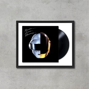 正版Daft Punk 傻瓜龐克 經典黑膠唱片 藝術手工掛飾-Get Lucky 