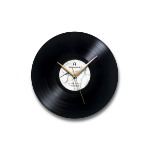 [HeadphoneDog] 真實黑膠唱片手工靜音時鐘－大理石/迷彩 限定款