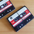 [HeadphoneDog] 音樂錄音帶造型 護照套/證件夾 立體紋路材質