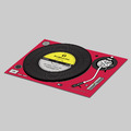 [HeadphoneDog] 客制圖案LOGO-黑膠唱盤造型 明信片/杯墊組_9