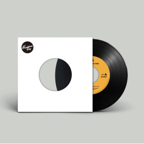 [HeadphoneDog] 二手黑膠唱片 生日卡片 聖誕卡 婚禮邀請卡 一組2入 附專用銀色油性筆