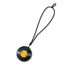 [HeadphoneDog] 頸掛可拆式唱片小置物包/鑰匙包/錢包 (復古 黑膠 唱盤 Vinyl record)