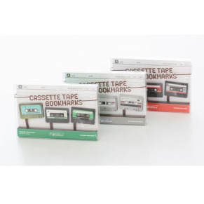 卡帶錄音帶 磁力書籤  (三入一組)（文具手帳/書籤/文件夾/磁鐵）