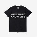 [HeadphoneDog] KNOW MUSIC,KNOW LIFE 懂音樂 懂生活 個性純棉T桖T-shirt 大學T
