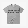 [HeadphoneDog] KNOW MUSIC,KNOW LIFE 懂音樂 懂生活 經典純棉T桖T-shirt 大學T_3