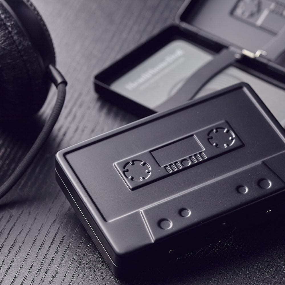 [HeadphoneDog] 金屬烤漆錄音帶 名片盒/菸盒/鈔票夾/錢夾_消光黑