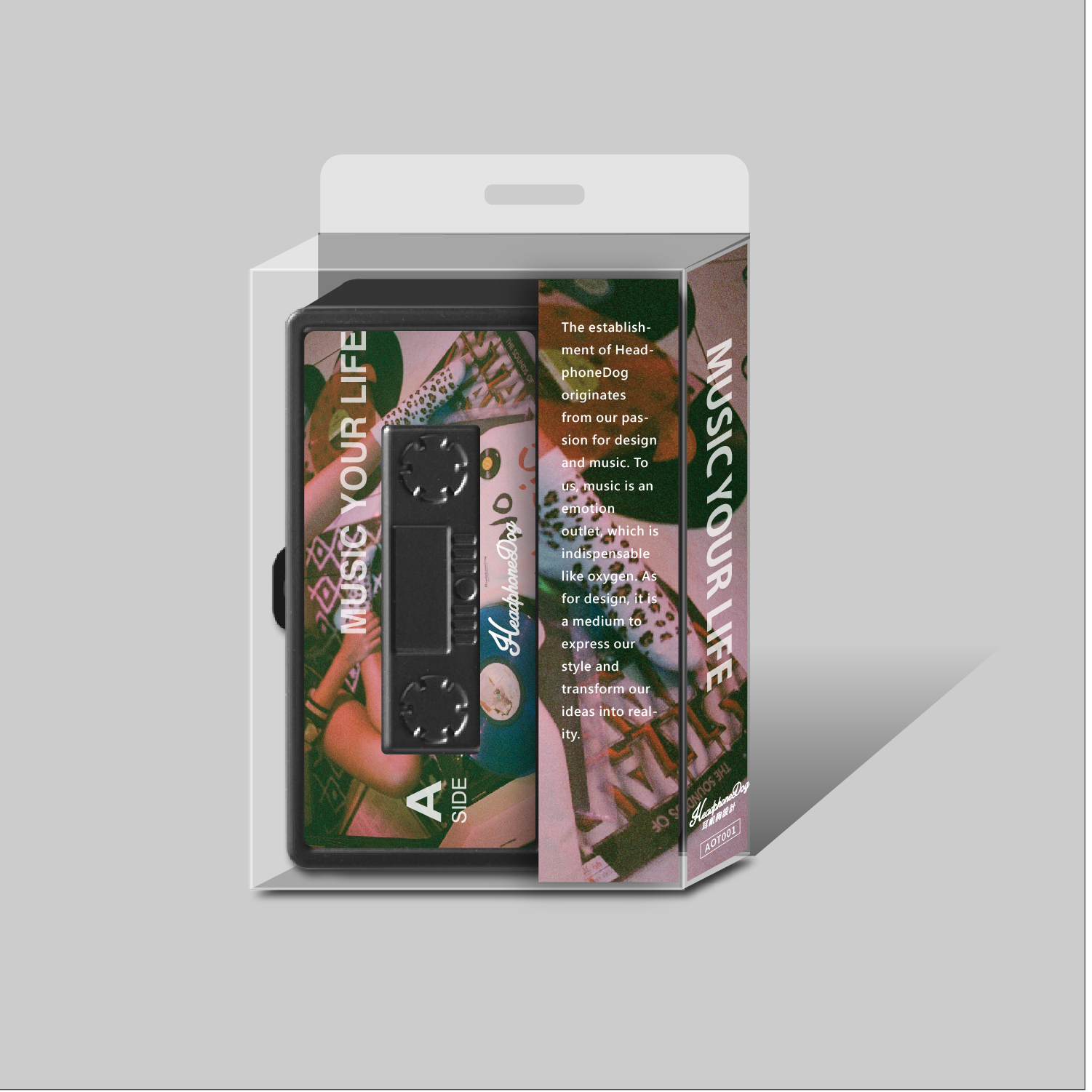 HeadphoneDog Metal Cassette- Card Case / Cigarette case