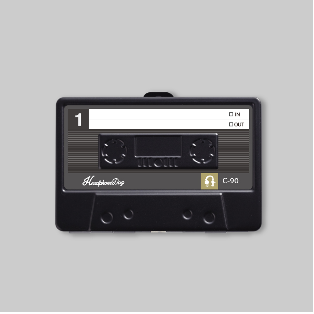 [HeadphoneDog] 金屬烤漆錄音帶 名片盒/菸盒/鈔票夾/錢夾_限定黑金款