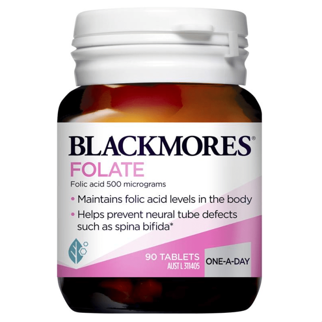 Blackmores Folate 天然葉酸 90顆 孕早中期必備