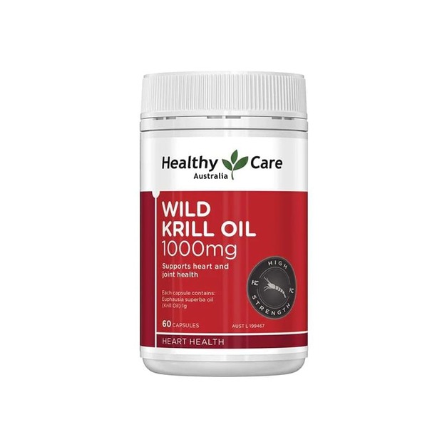 Healthy Care Wild Krill Oil 磷蝦油 1000mg 60顆