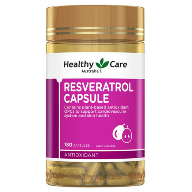Healthy Care Resveratrol 白藜蘆醇膠囊 180粒