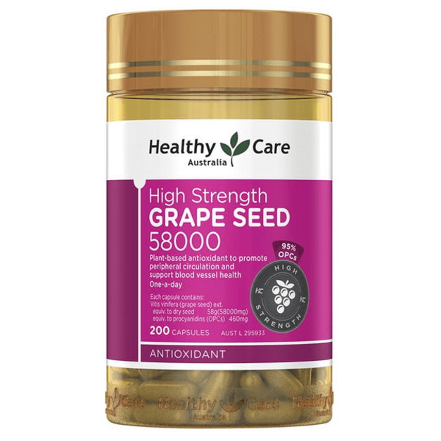 Healthy Care Grape Seed 加強版葡萄籽 200粒