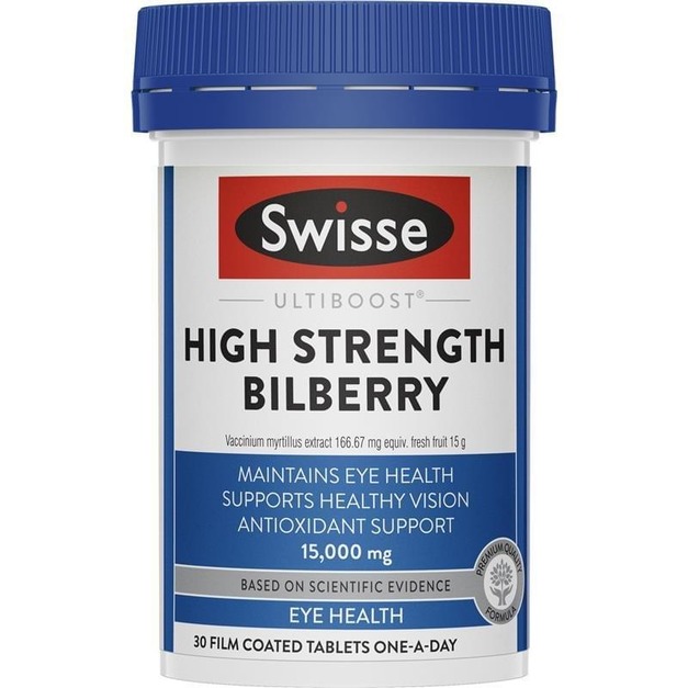 Swisse High Strength Bilberry 高含量加强藍莓護眼 30顆