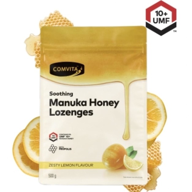 Comvita Manuka 麥蘆卡 蜂蜜檸檬潤喉糖 500g