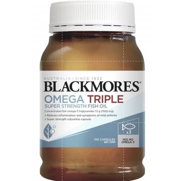 Blackmores Triple Fish oil Omega 三倍魚油 150顆